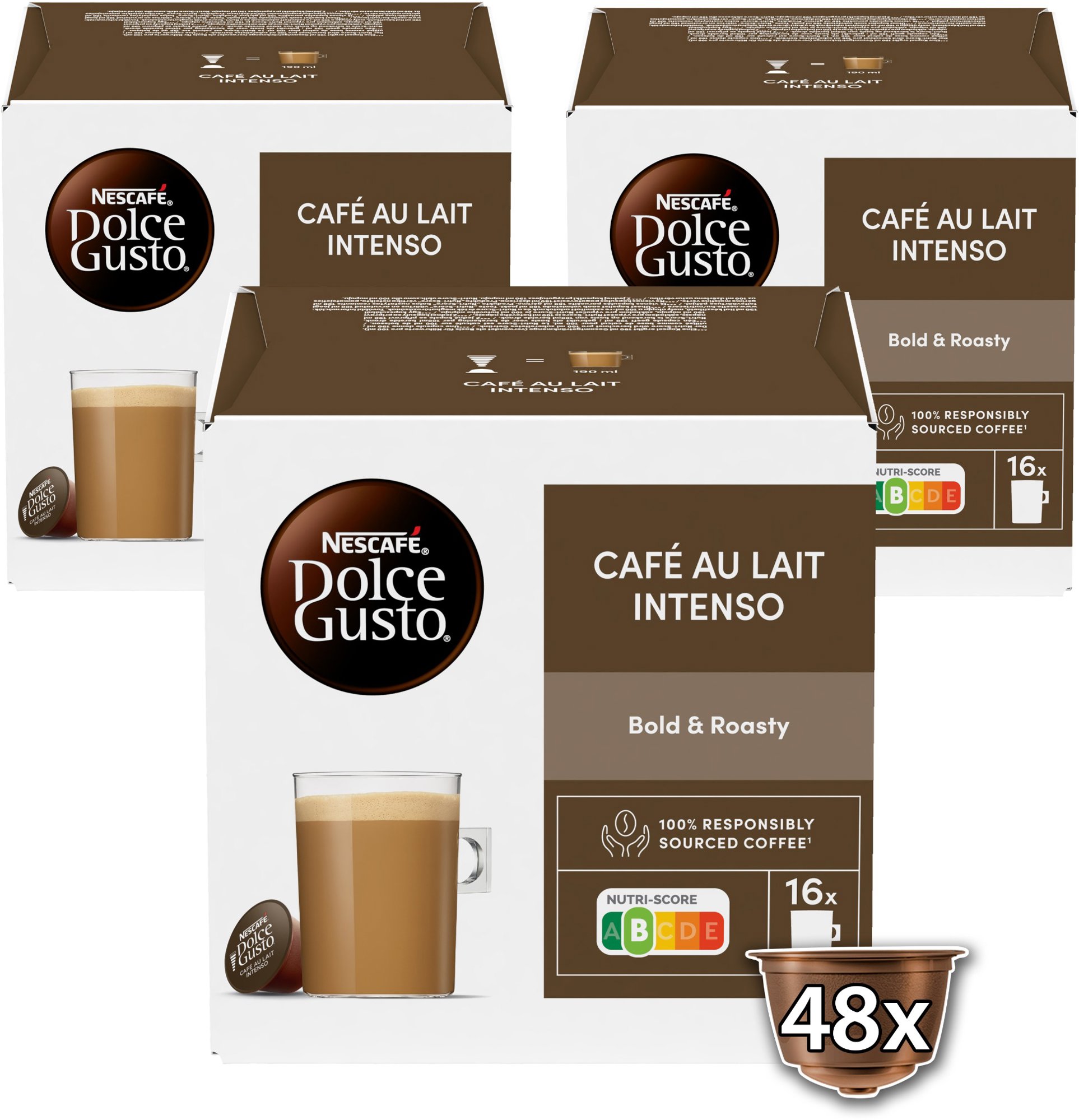 NESCAFÉ® Dolce Gusto® Café Au Lait Intenso - 48 kapsúl Kávové kapsuly