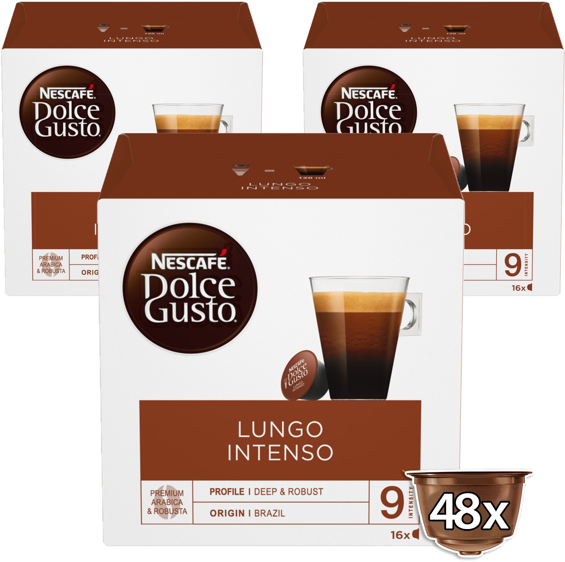 NESCAFÉ® Dolce Gusto® Lungo Intenso - 48 kapsúl Kávové kapsuly