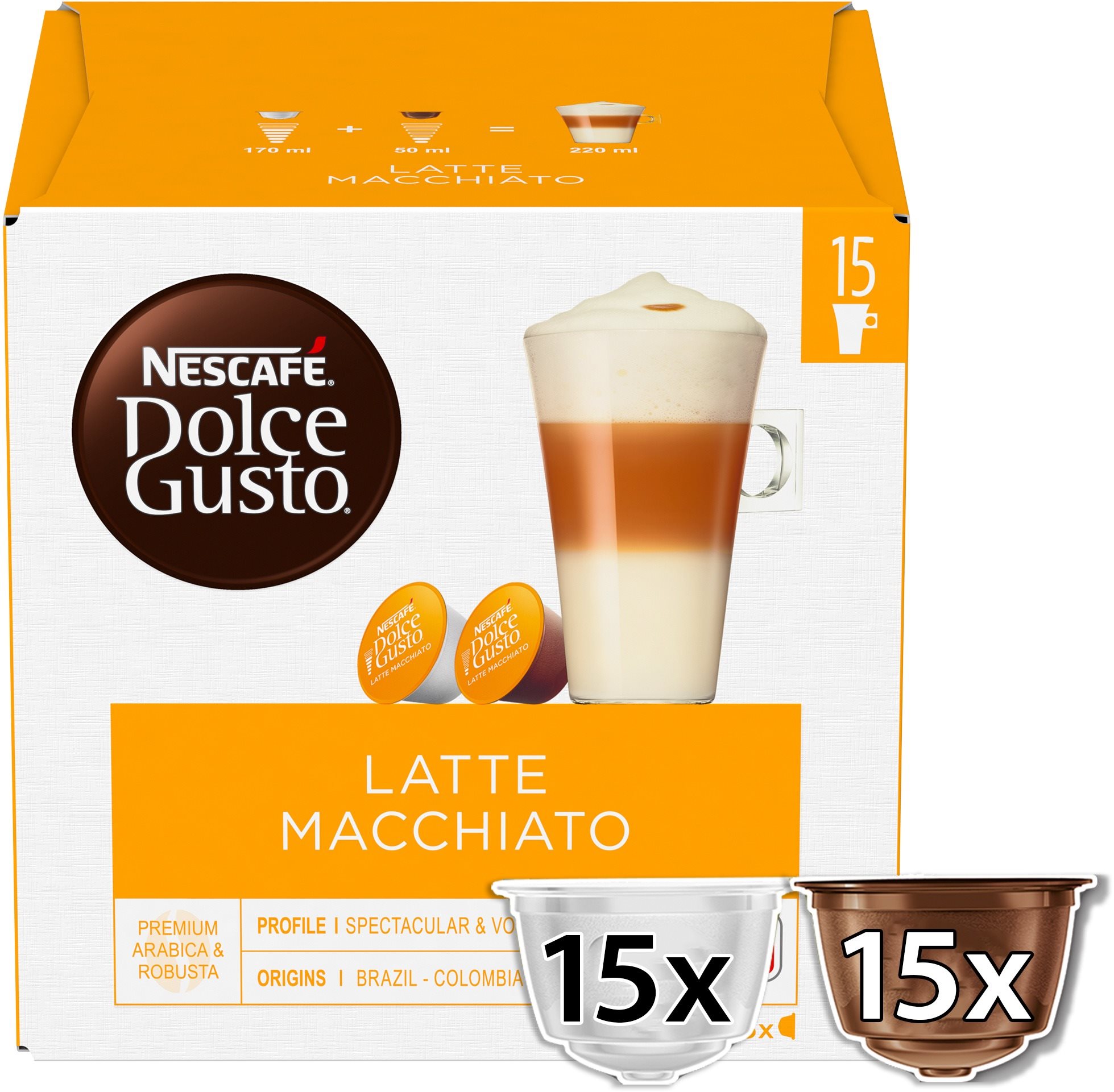 NESCAFÉ® Dolce Gusto® Latte Macchiato - 30 kapszula (15 adag)...