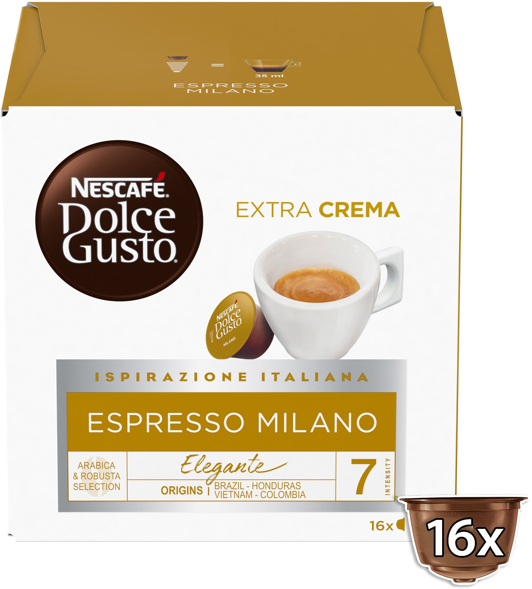 NESCAFÉ® Dolce Gusto® Espresso Milano - 16 kapsúl Kávové kapsuly