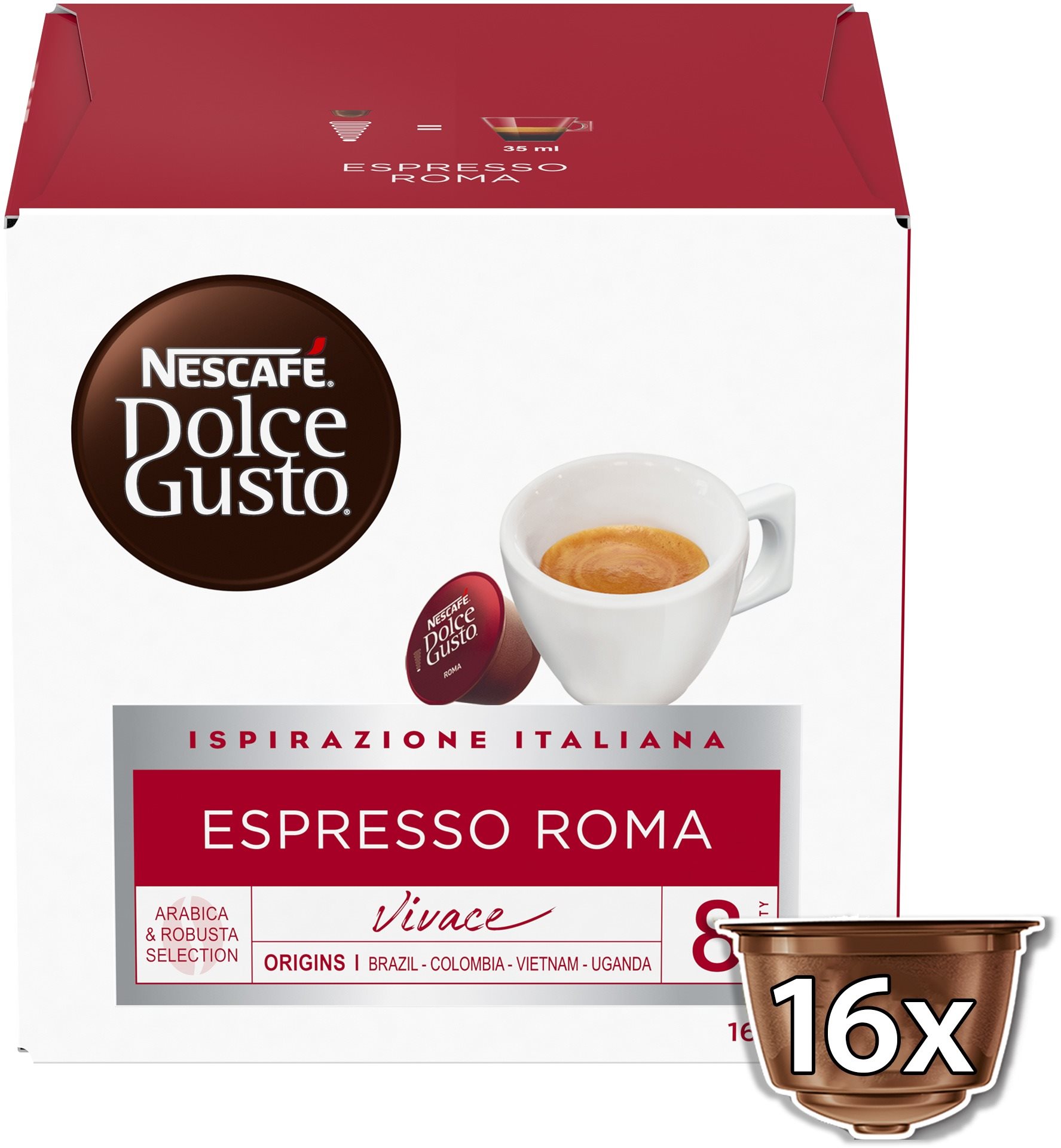 NESCAFÉ® Dolce Gusto® Espresso Roma - 16 kapszula Kávékapszula