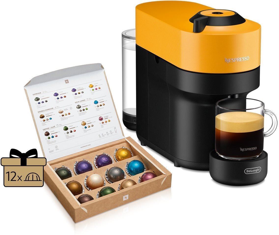 Nespresso De'Longhi Vertuo POP Mango Yellow ENV90.Y Kávovar na...