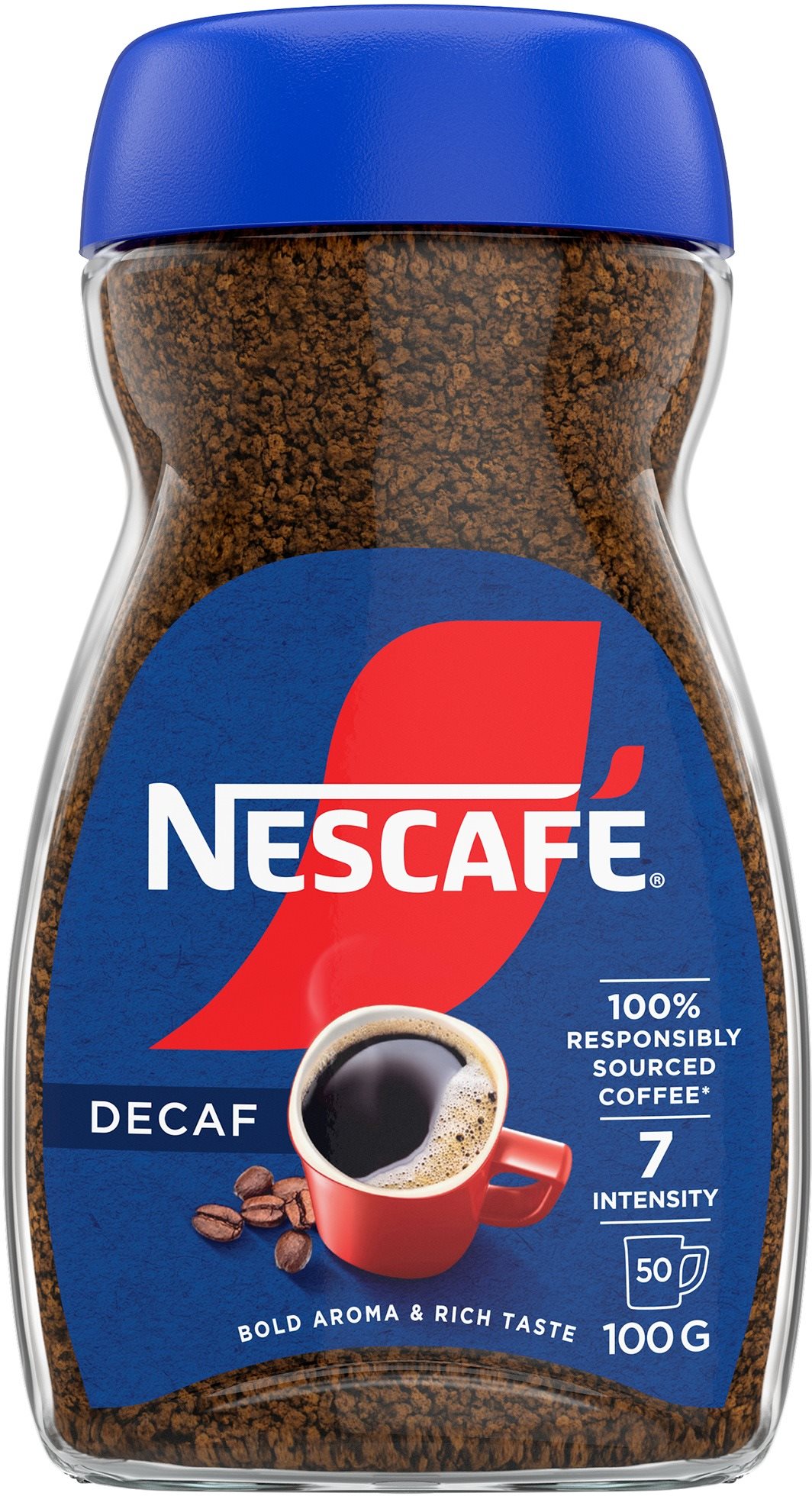 NESCAFÉ®, CLASSIC koffeinmentes, 100 g, üveges Kávé