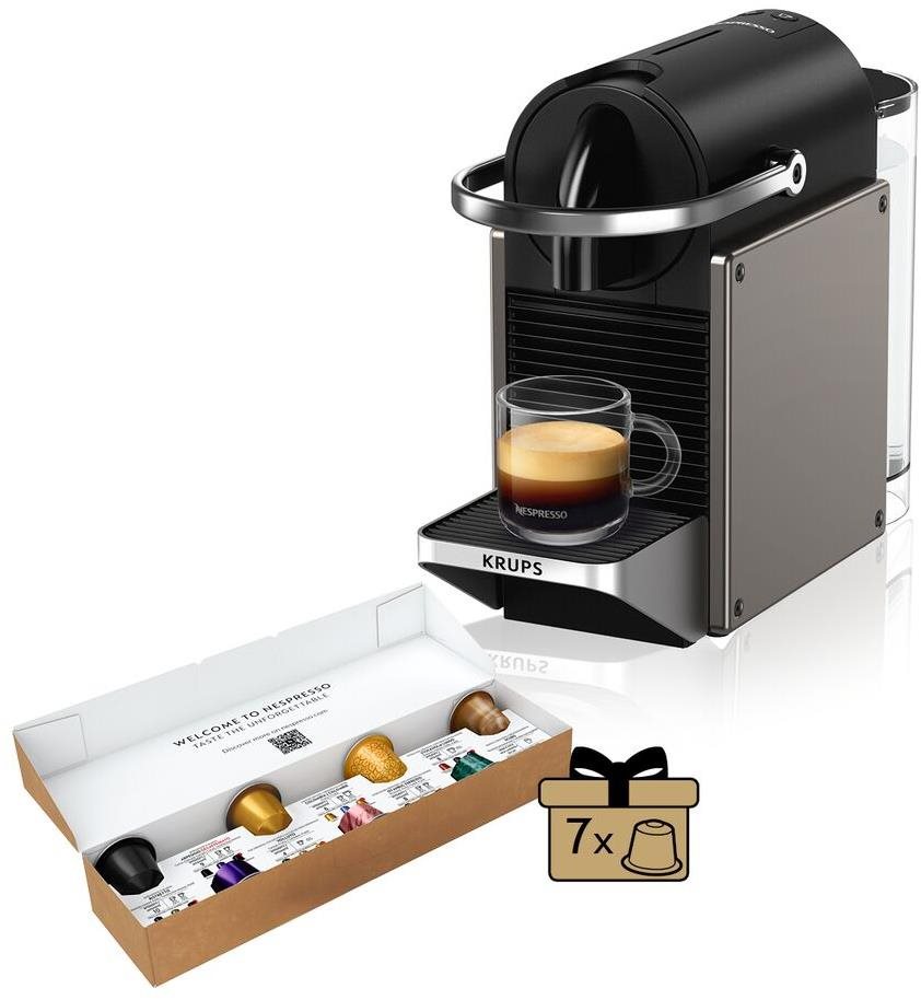 NESPRESSO KRUPS Pixie Titan XN306T10 Kapszulás kávéfőző