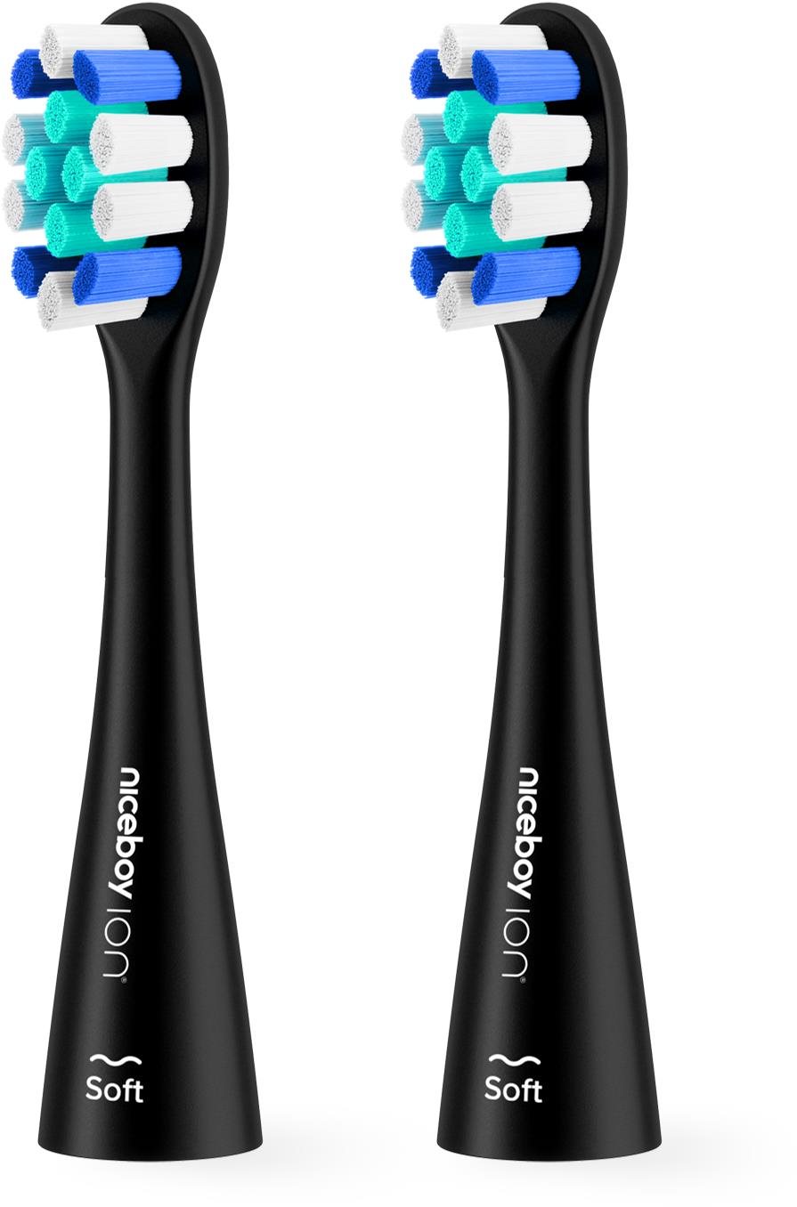 Niceboy ION Sonic Lite Soft black 2 ks Náhradné hlavice k zubnej...