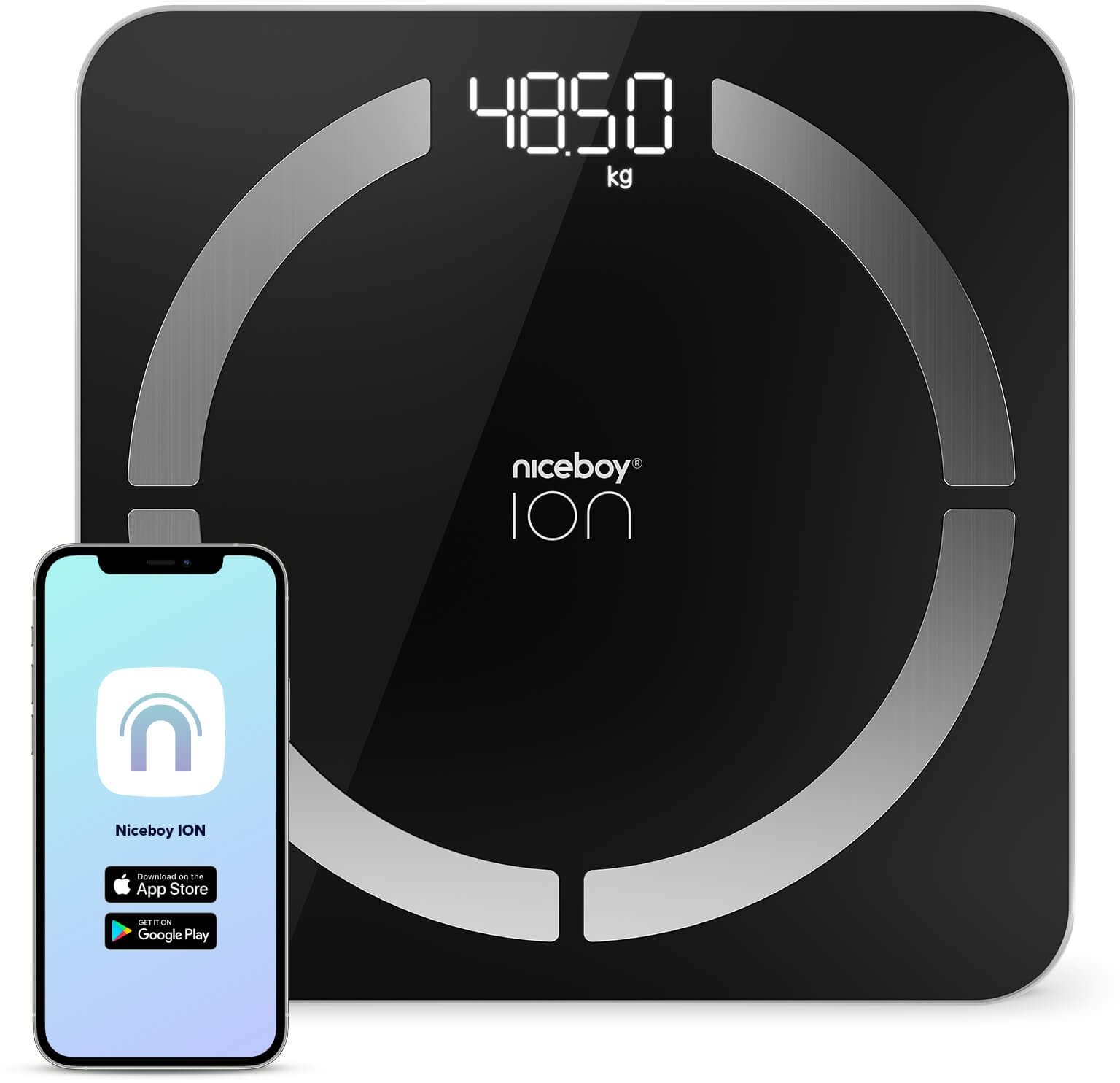 Niceboy ION Smart Scale Black Osobná váha