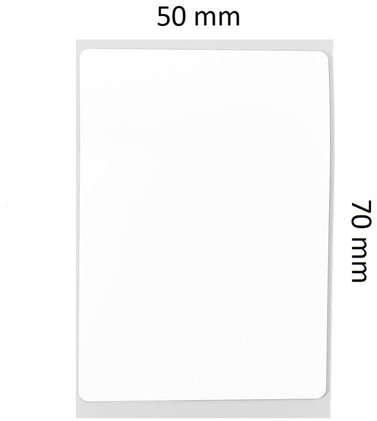 Niimbot etikety R 50 × 70 mm 110 ks White na B21 Etikety