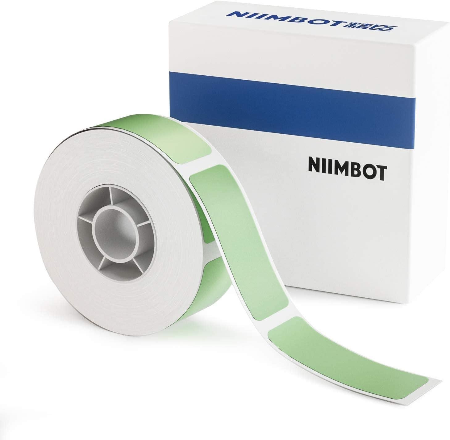 Niimbot Etiketten RP 12 mm x 40 mm - 160 Stück Grün für D11 und...