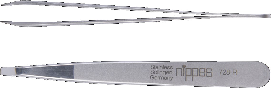 Solingen Pinzeta kozmetická rovná, matná, nerez 9,5 cm Pinzeta