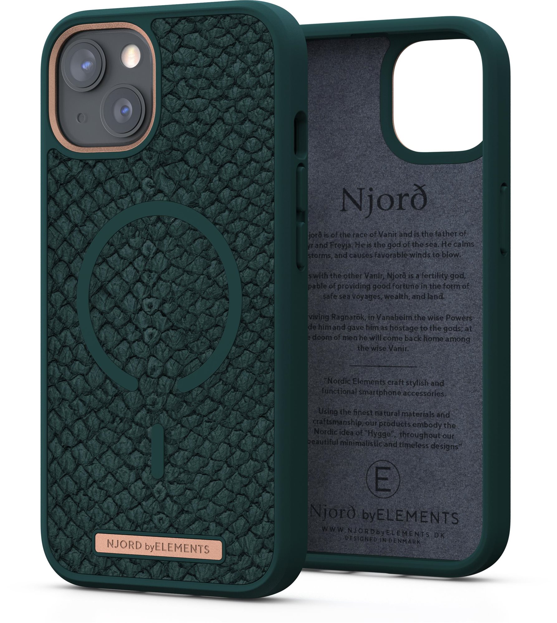 Njord Jör? Case for iPhone 13 Green Phone Cover