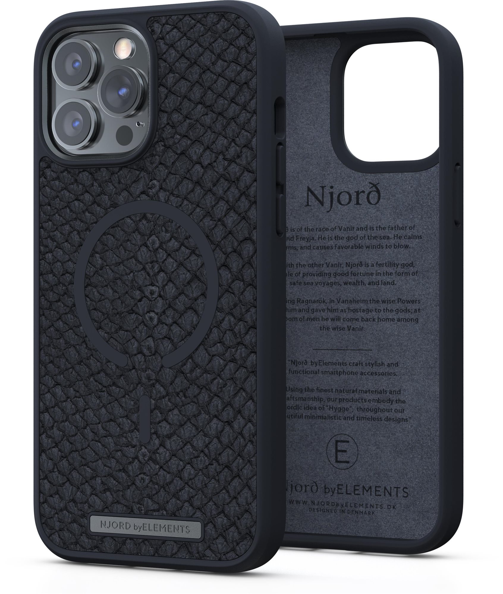 Njord Vindur Case for iPhone 13 Pro Max Dark Grey Phone Cover