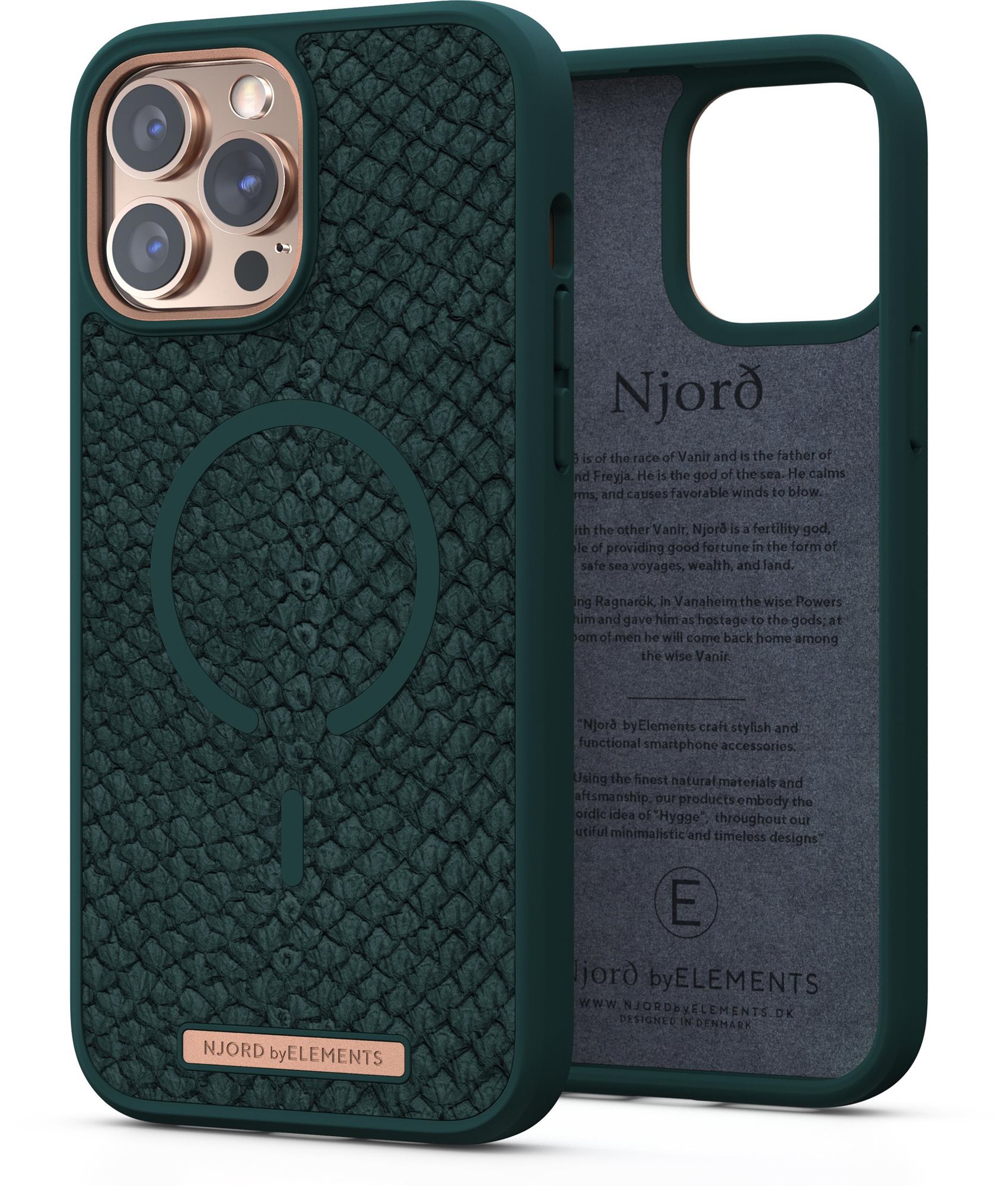 Njord Jör? Case for iPhone 13 Pro Max Green Phone Cover
