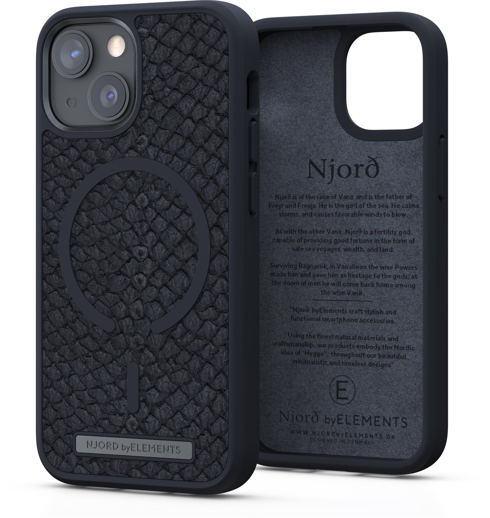Njord Vindur Case for iPhone 13 Mini Dark Grey Phone Cover
