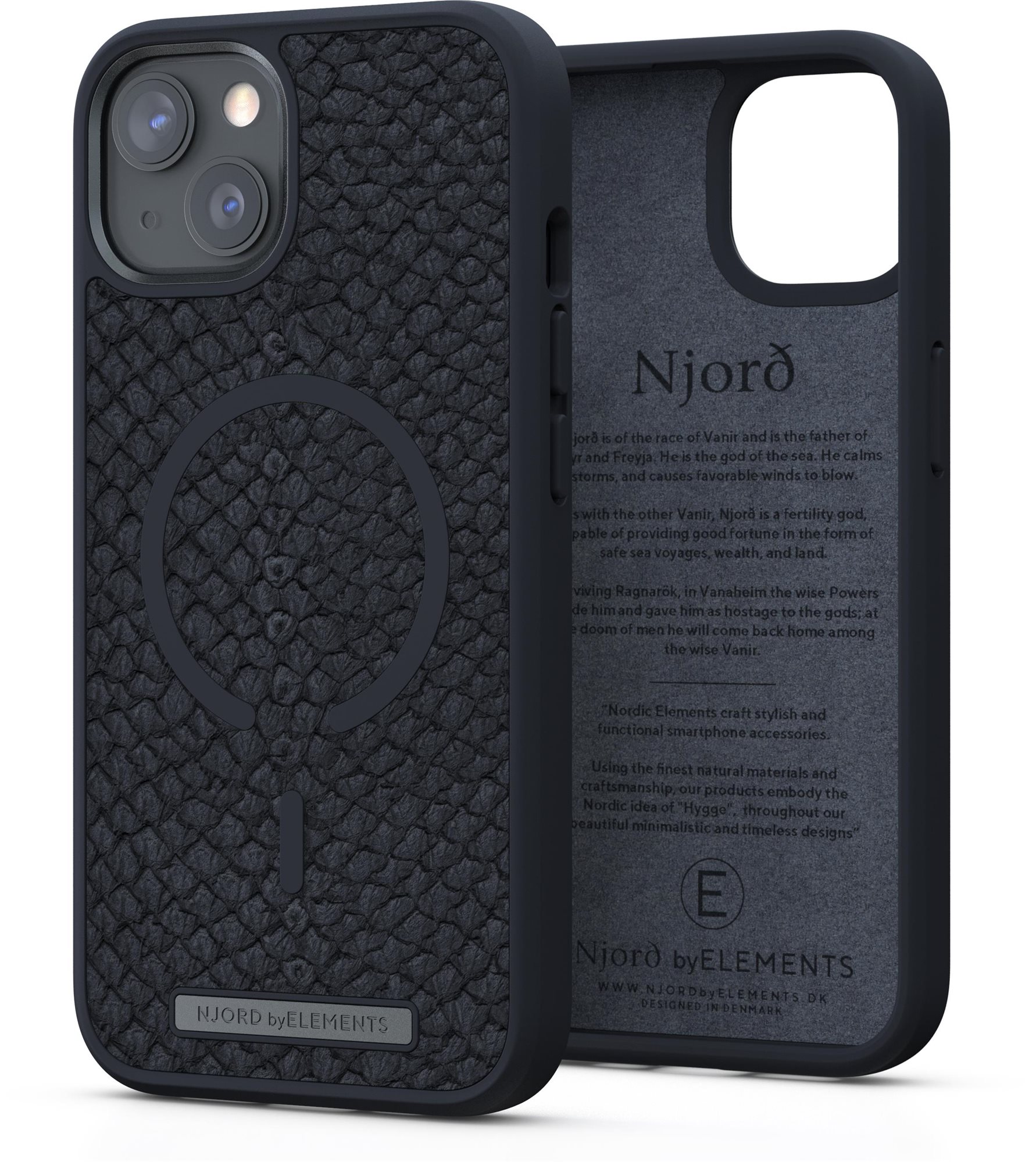 Njord Vindur Case for iPhone 13 Dark Grey Phone Cover