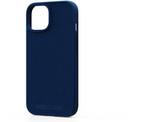 Njord iPhone 15 Suede MagSafe Case Blue tok Telefon tok