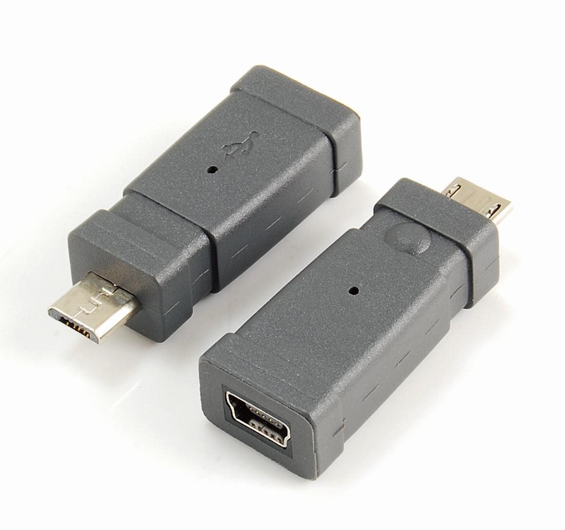 PremiumCord USB redukcia  Mini 5 PIN/female – Micro USB/male Redukcia