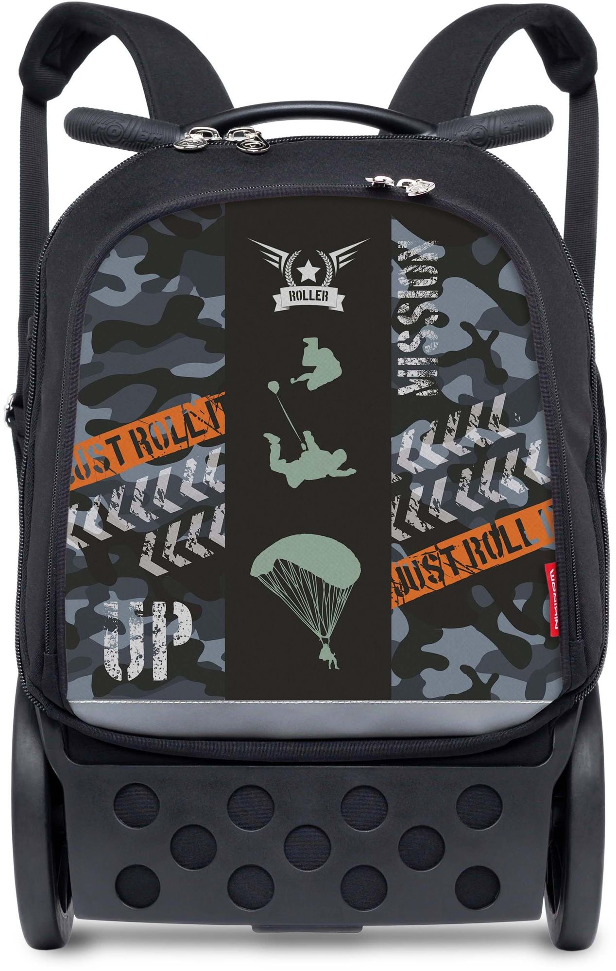 NIKIDOM Roller UP XL Camo Školský batoh