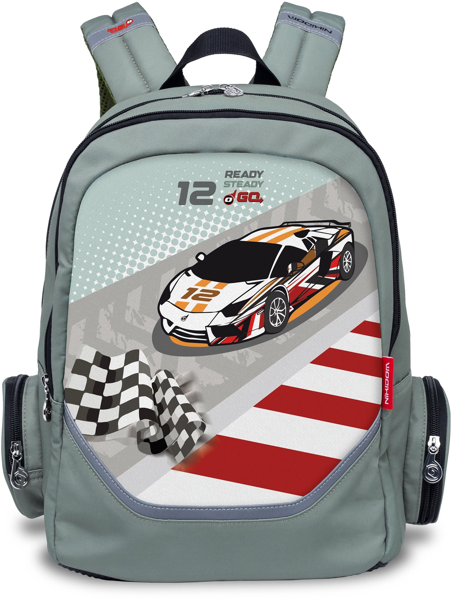 NIKIDOM Roller GO Race Car Školský batoh