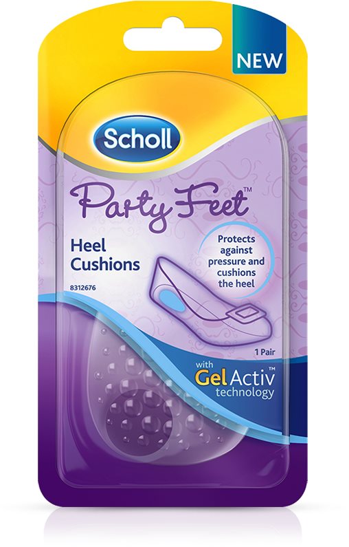 SCHOLL Party Feet GelActiv lúdtalpbetét a sarok alá - 1 pár Talpbetét