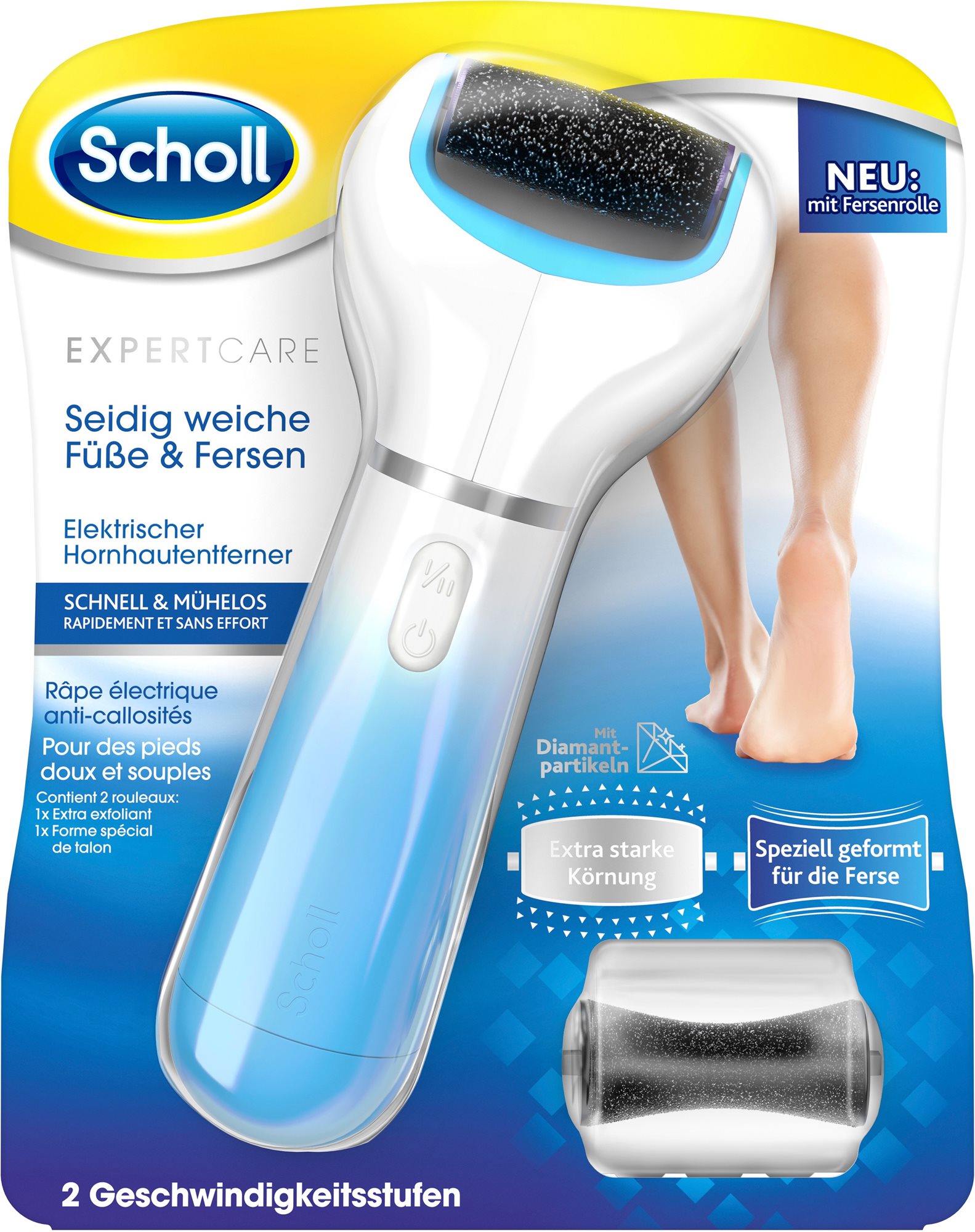 SCHOLL Velvet Smooth Eletronic Food Care System Blue Elektrický...