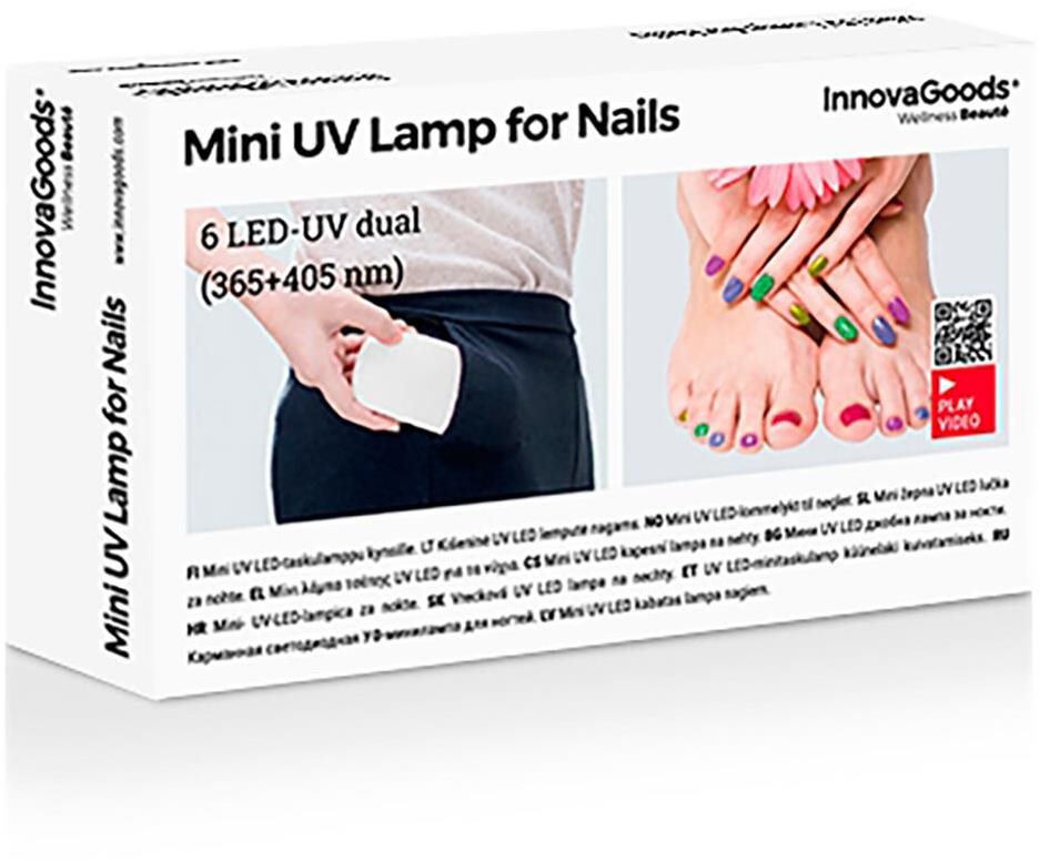 InnovaGoods LED UV lampa na nechty Mini UV lampa na nechty