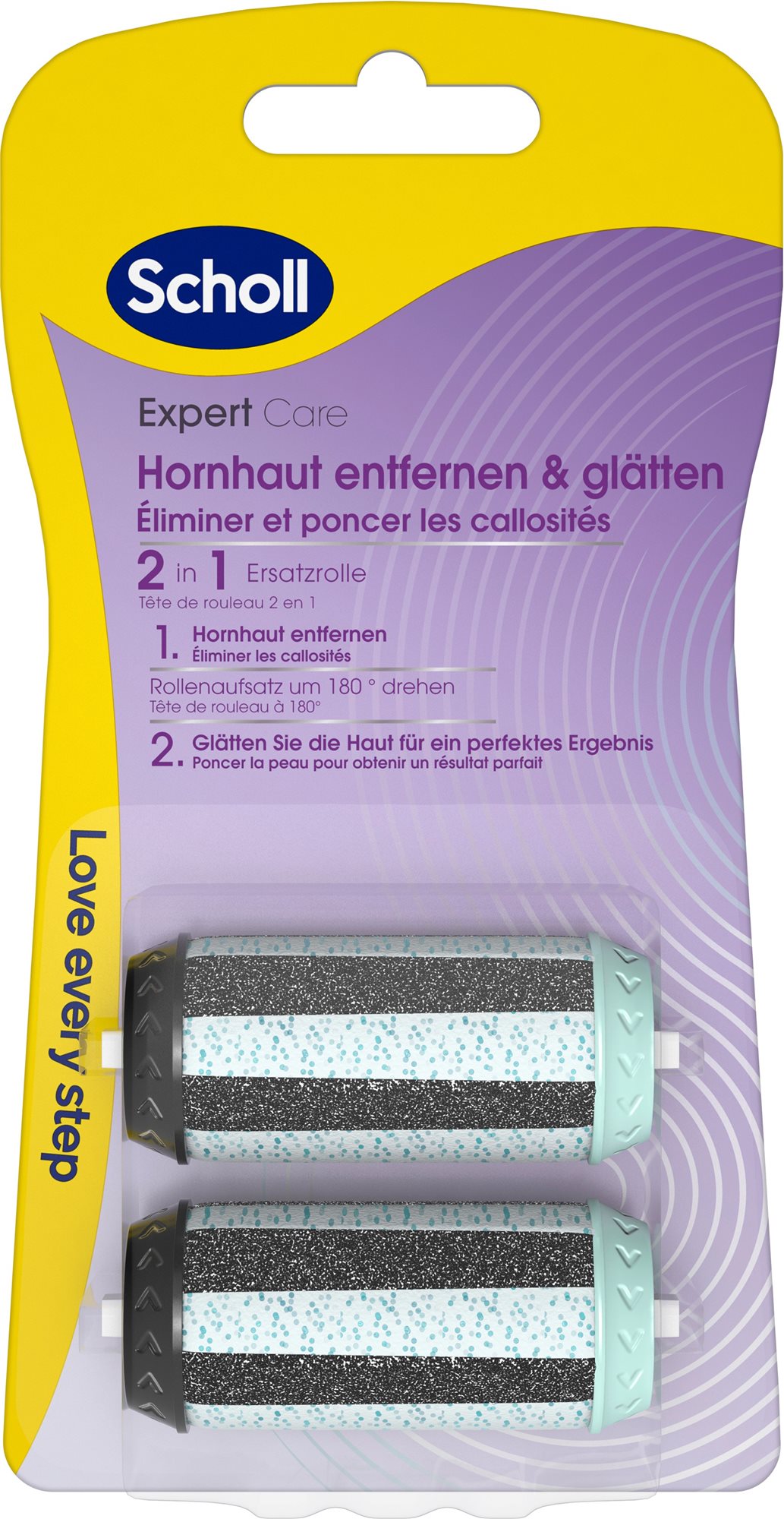 SCHOLL Expert Care Velvet Smooth 2in1 File&Smooth Refill Ersatzkopf