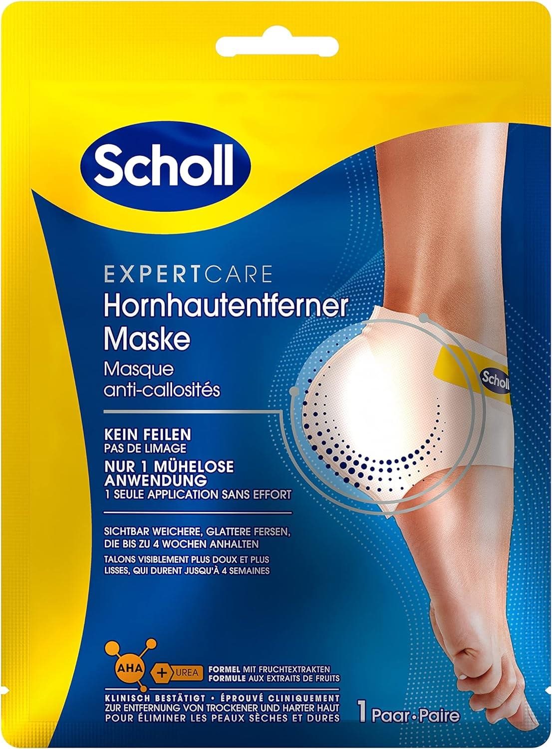 SCHOLL Expert Care Exfoliating Heel Peel Mask 1 pár Maska na nohy