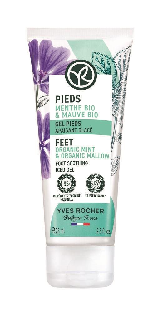 YVES ROCHER nyugtató hűsítő lábzselé, 75 ml Lábkrém