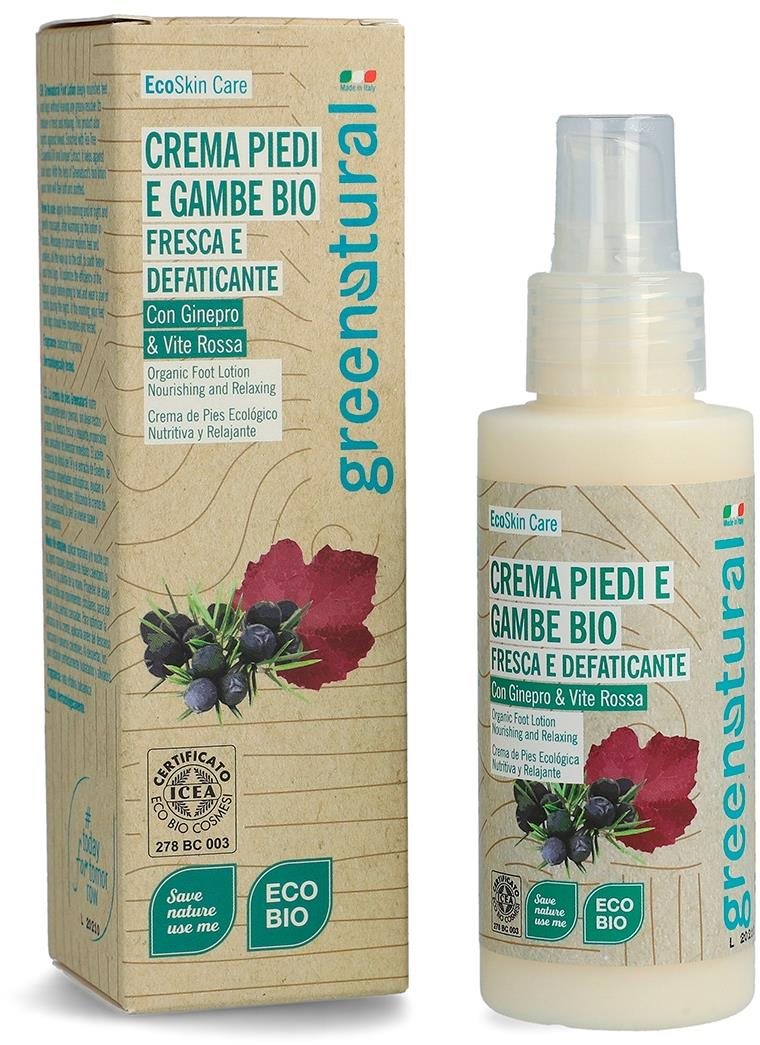 GREENATURAL Bio orbáncfű és boróka 100 ml Lábkrém