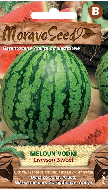 MORAVOSEED CZ Meloun vodní CRIMSON SWEET, červený Semena
