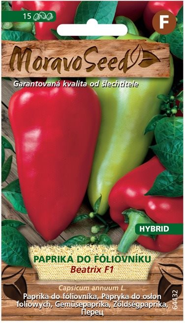 MORAVOSEED CZ Paprika zeleninová k rychlení BEATRIX F1 - hybrid...