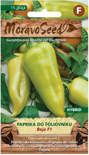 MORAVOSEED CZ Paprika zeleninová k rychlení BEJA F1, do fóliovníku...