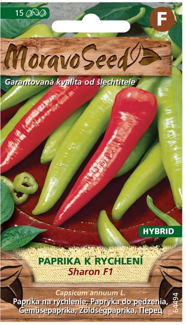 MORAVOSEED CZ Paprika zeleninová k rychlení SHARON F1 - hybrid Semena