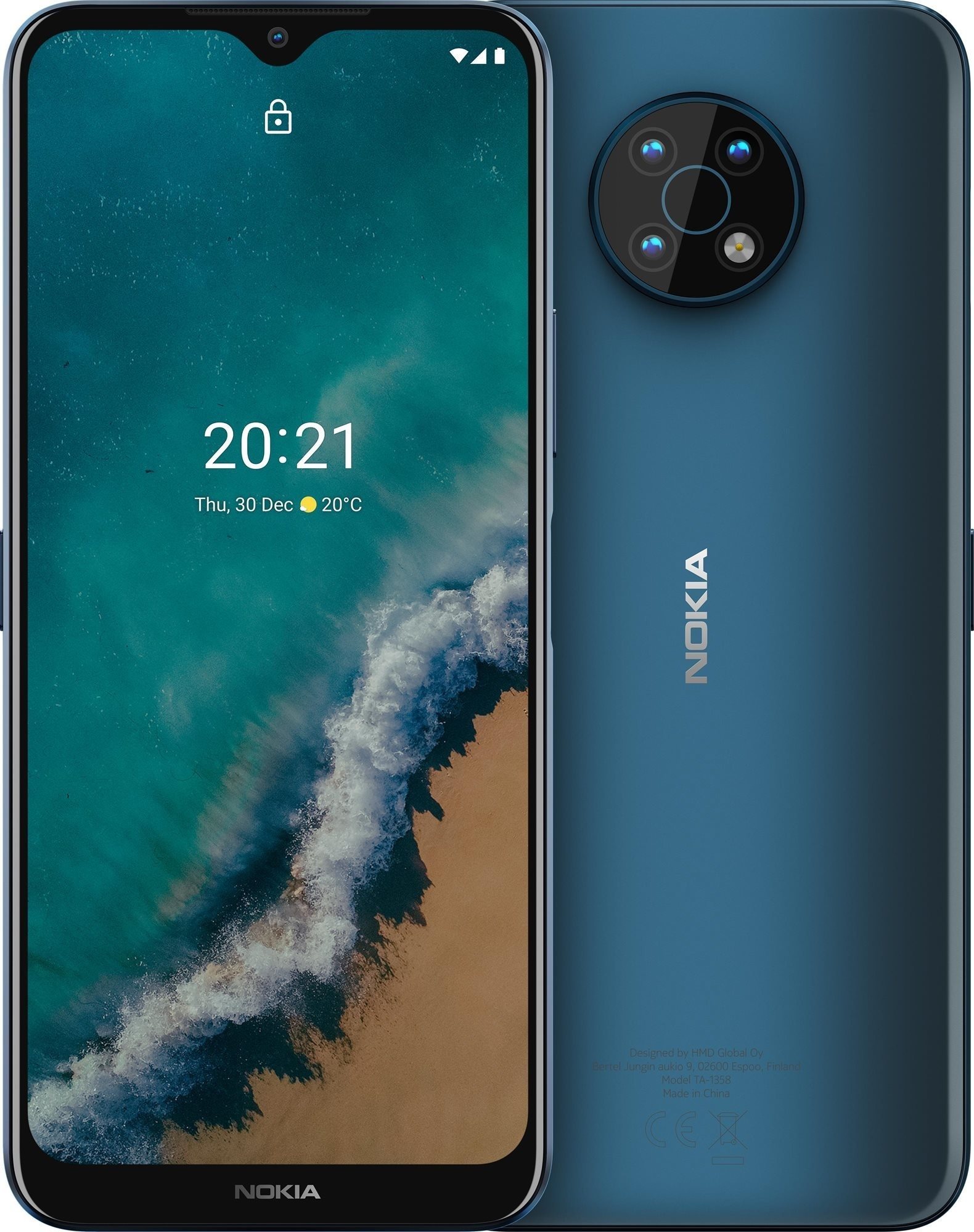 Nokia G50 Dual SIM 5G 4 GB/128 GB modrý Mobilný telefón