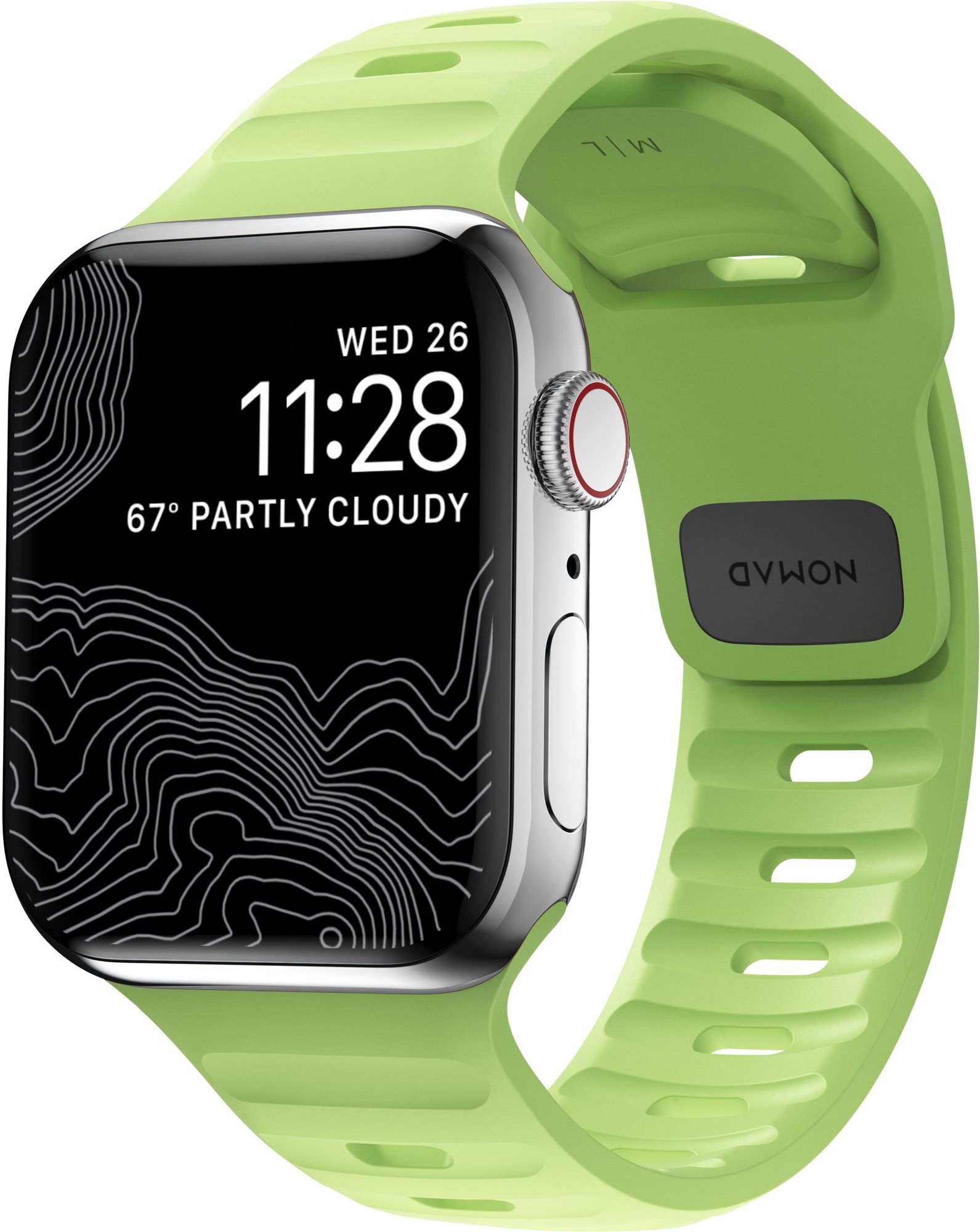 Nomad Sport Strap Glow 2.0 Apple Watch 41/40/38 mm Remienok na...