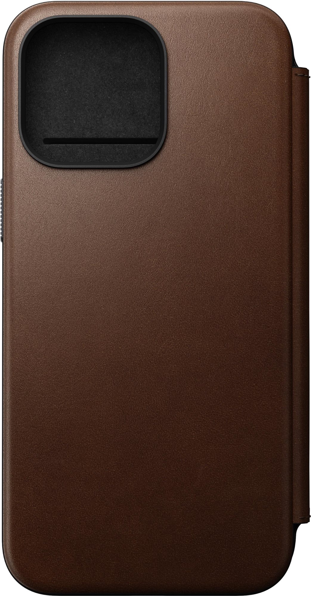 Nomad Modern Leather Folio Brown iPhone 15 Pro Max Handyhülle