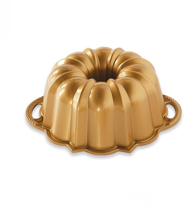 Nordic Ware Kuglóf Anniversary nagy 12 cup arany Sütőforma