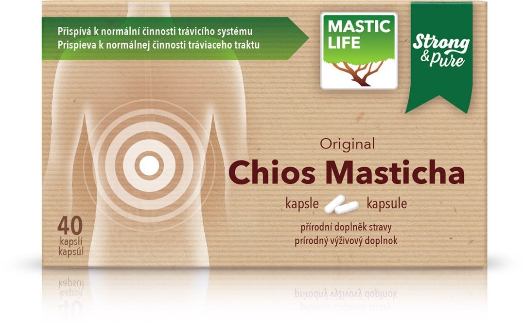 Masticlife Strong & Pure, Chios Masticha 40 kapslí Doplněk stravy