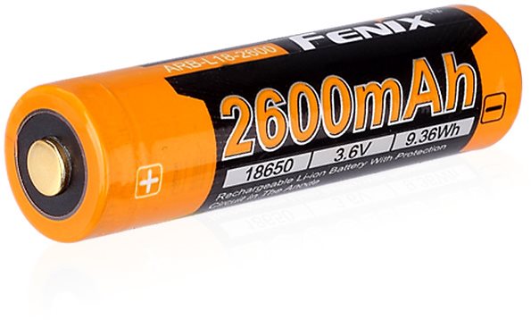 Dobíjacia USB batéria Fenix 18650 2600 mAh (Li-Ion) Akumulátor