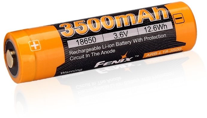 Fenix 18650 újratölthető USB akkumulátor 3500 mAh (Li-ion)...
