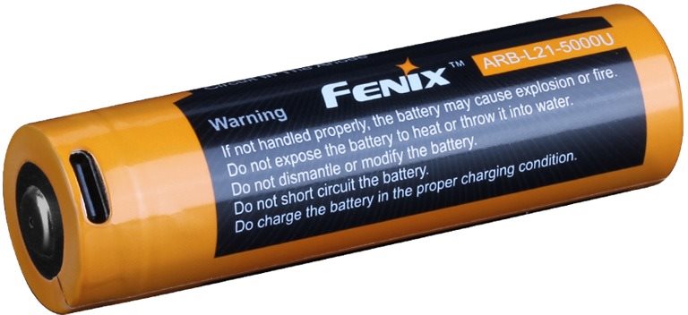 Dobíjacia batéria Fenix 21700 5000 mAh s USB-C (Li-Ion) Akumulátor