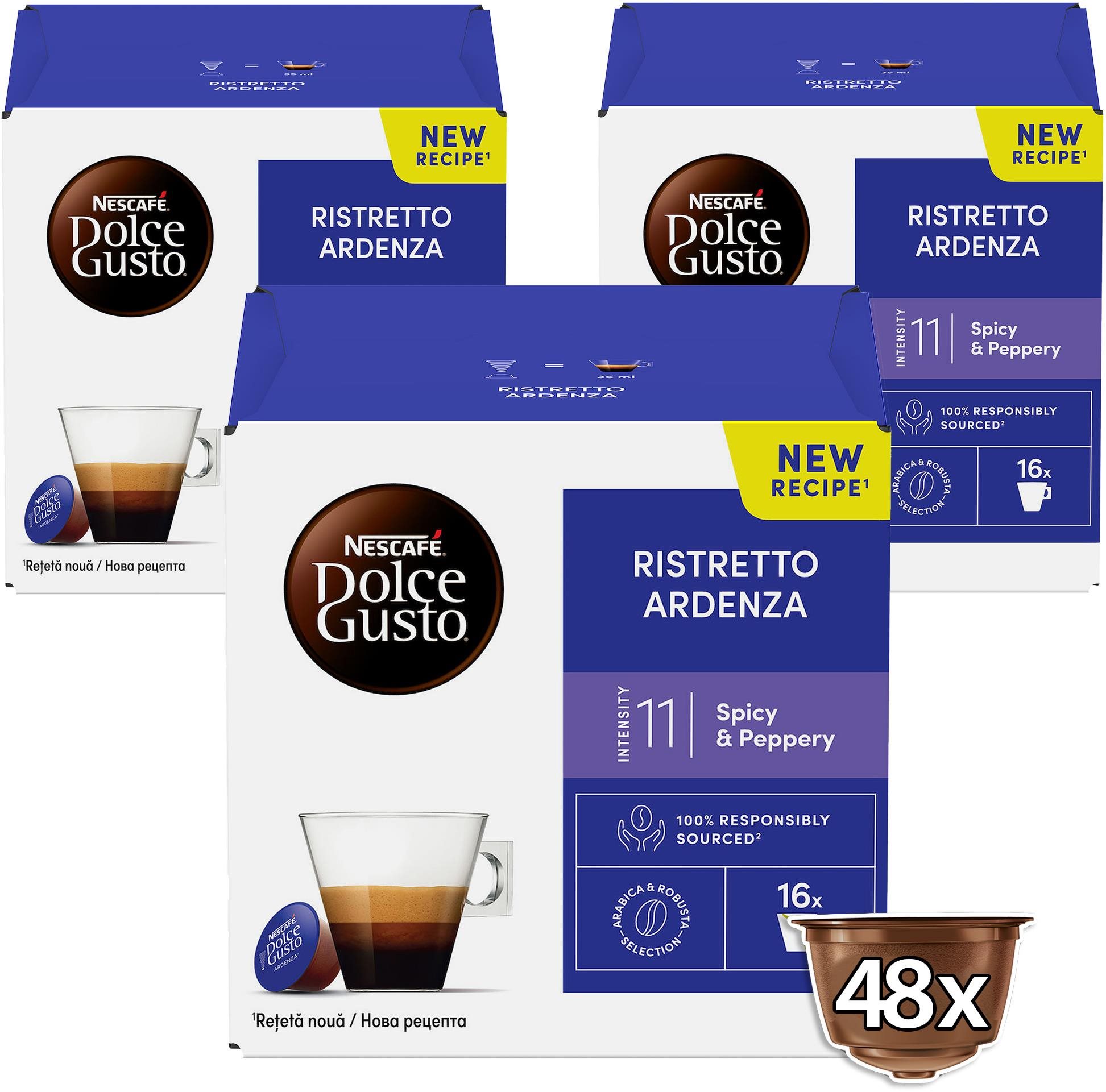 NESCAFÉ® Dolce Gusto® Ristretto Ardenza, 3 balení Kávové kapsuly