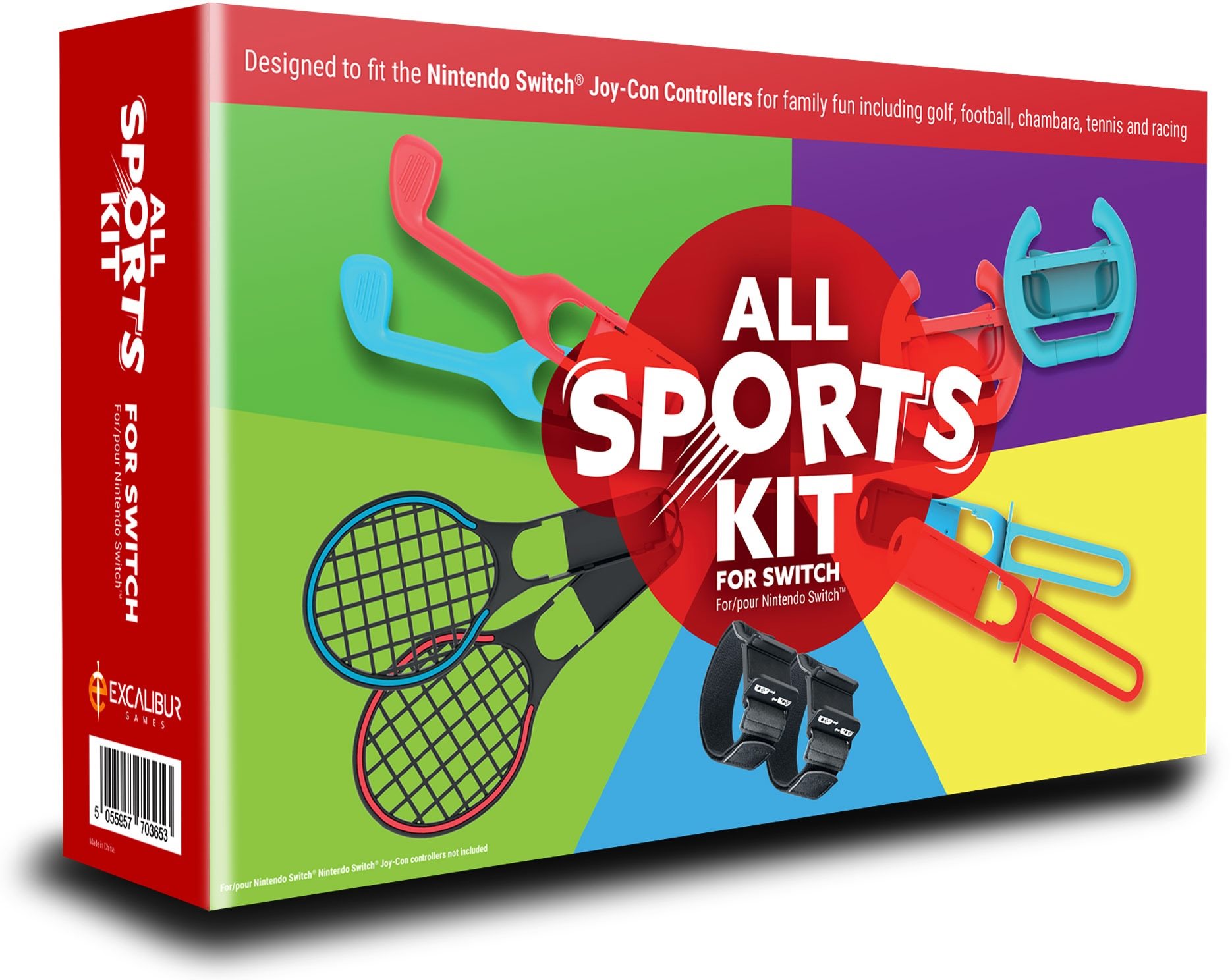 All Sports Kit - Zubehörset für Nintendo Switch Controller-Zubehör