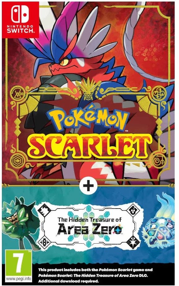 Pokémon Scarlet + Area Zero DLC – Nintendo Switch Hra na konzolu
