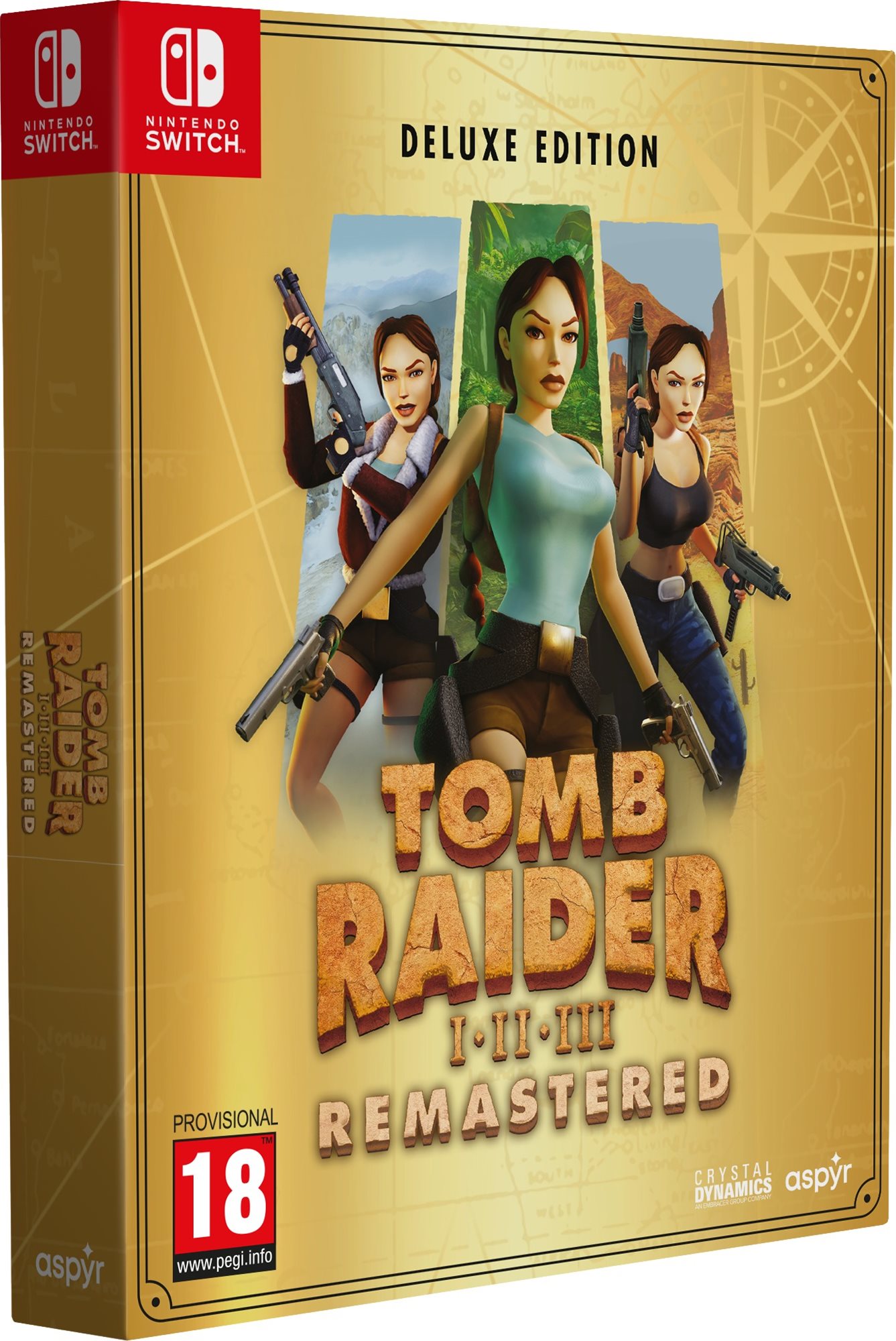 Tomb Raider I-III Remastered Starring Lara Croft: Deluxe Edition -...