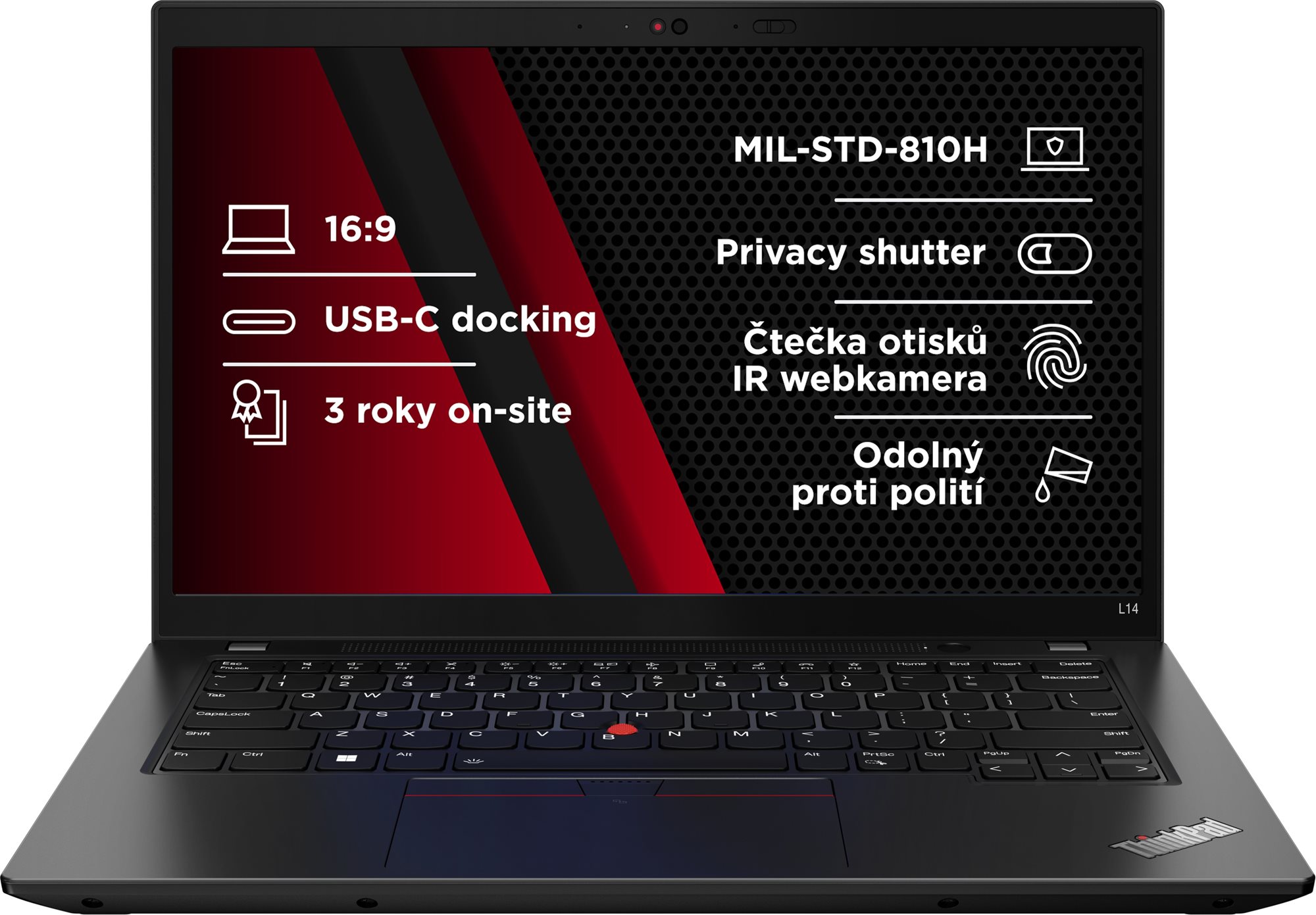 Lenovo ThinkPad L14 Gen 4 Thunder Black Notebook
