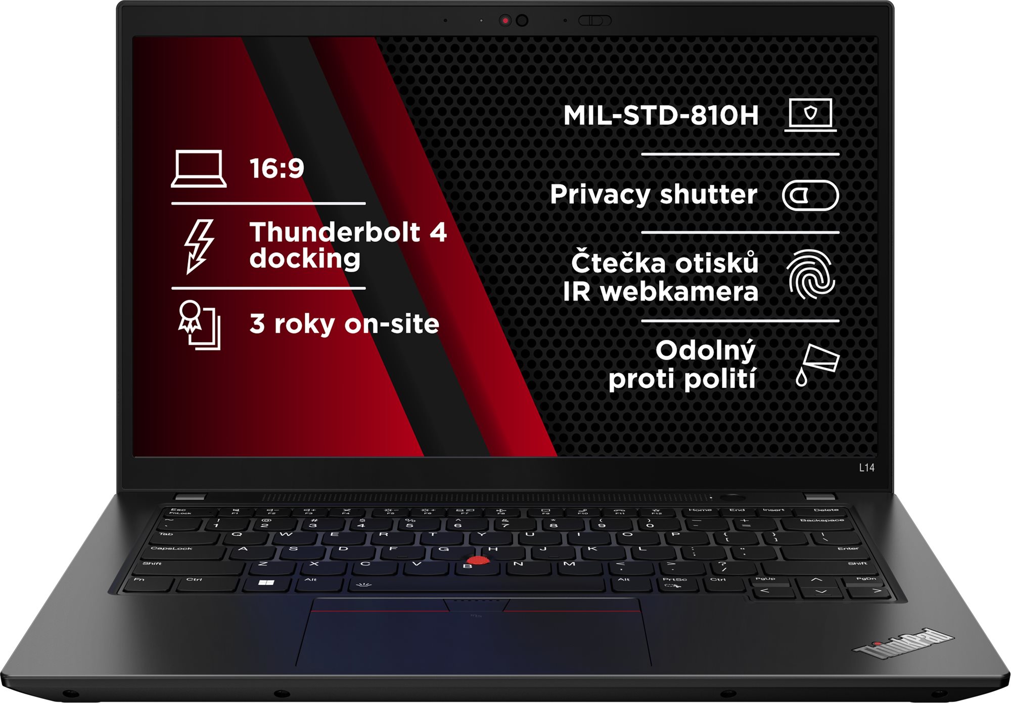 Lenovo ThinkPad L14 Gen 4 Thunder Black Notebook