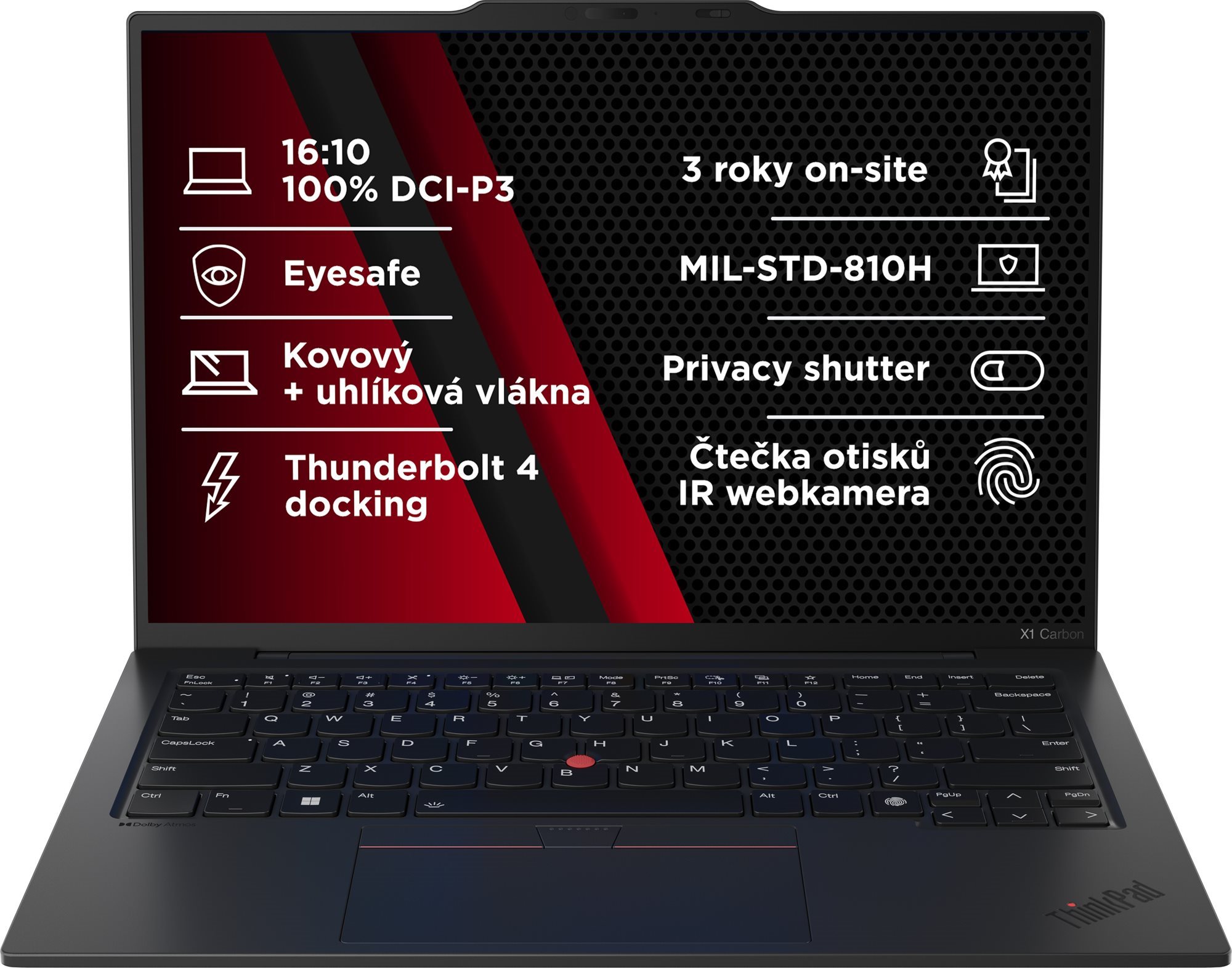 Lenovo ThinkPad X1 Carbon Gen 12 Black 5G Notebook