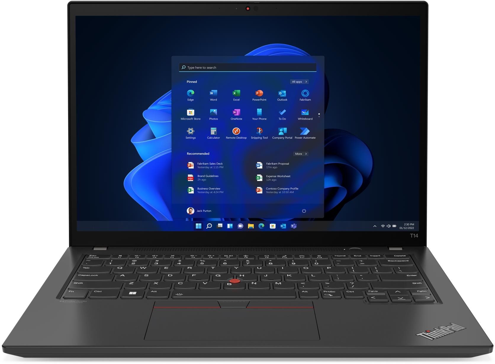 Lenovo ThinkPad T14 Gen 3 Thunder Black Notebook