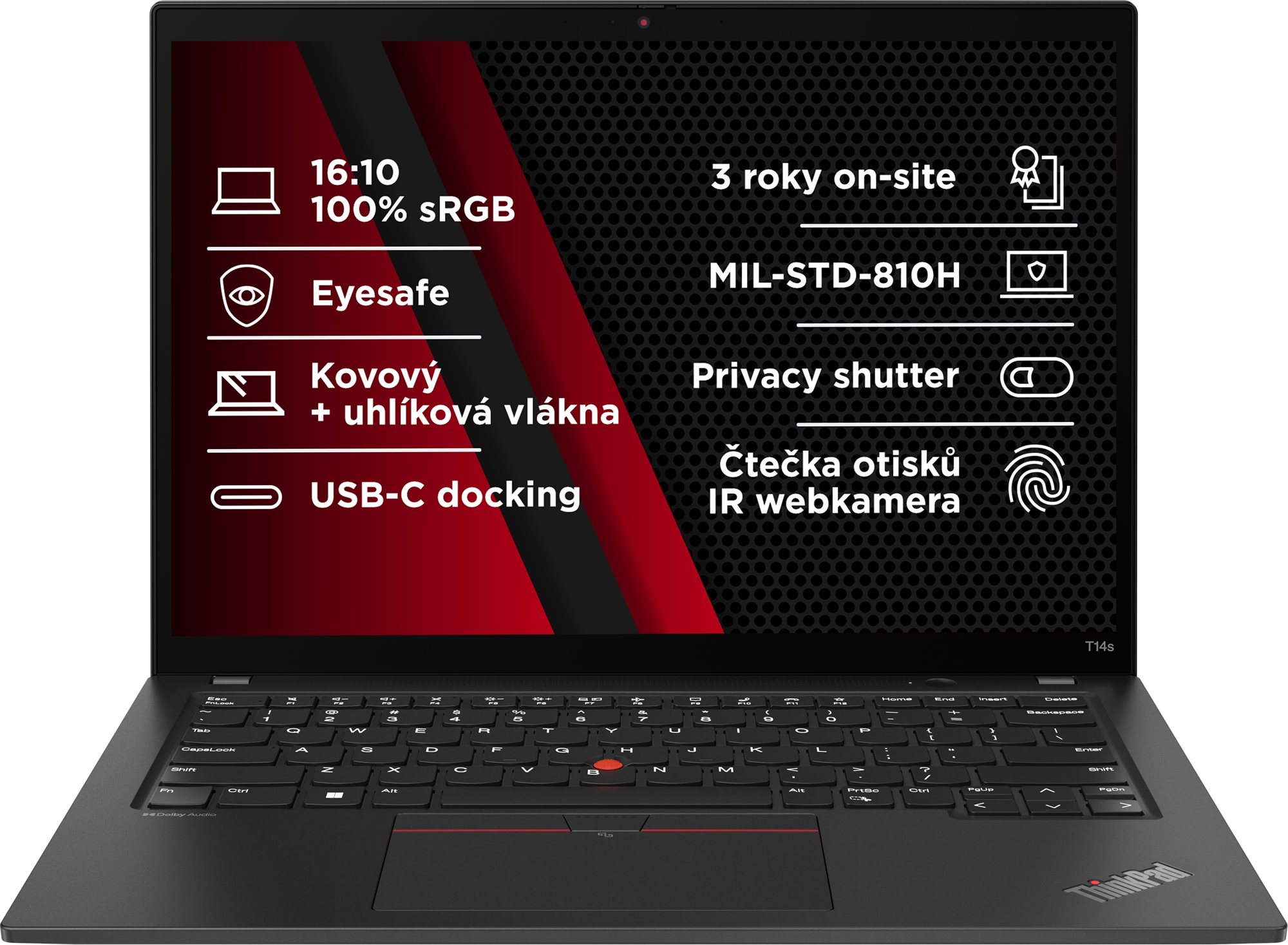 Lenovo ThinkPad T14s Gen 4 Deep Black Notebook